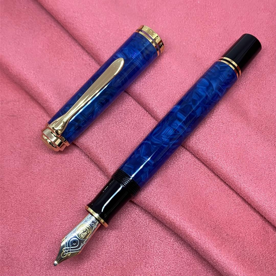 ◻️ペリカン SOUVERAN M800 ブルー・オー・ブルー 18C BB