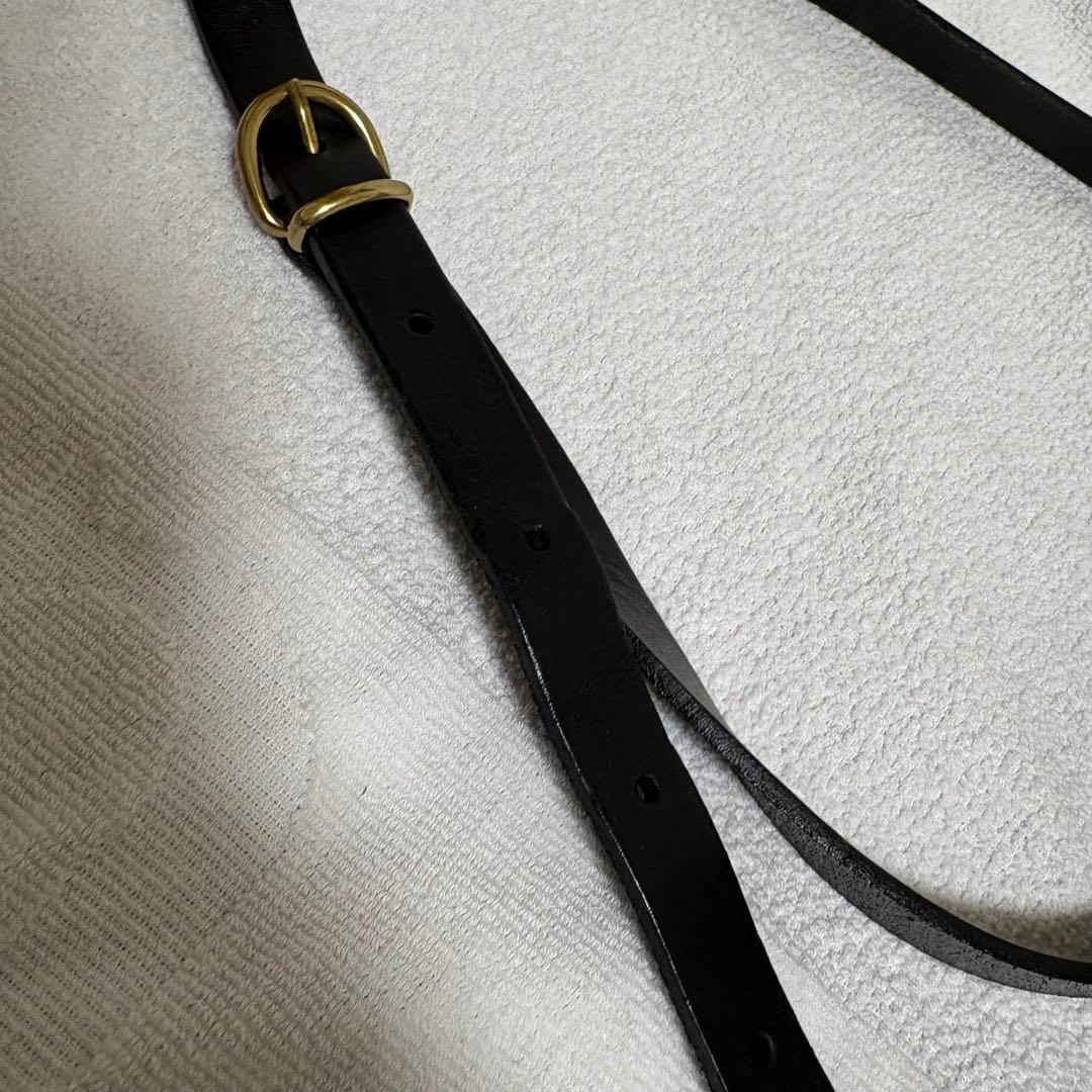 IL BISONTE ショルダーバッグ ブラック