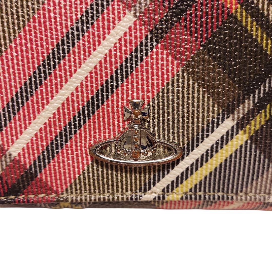 Vivienne Westwood 財布 オーブ チェック がま口 DERBY