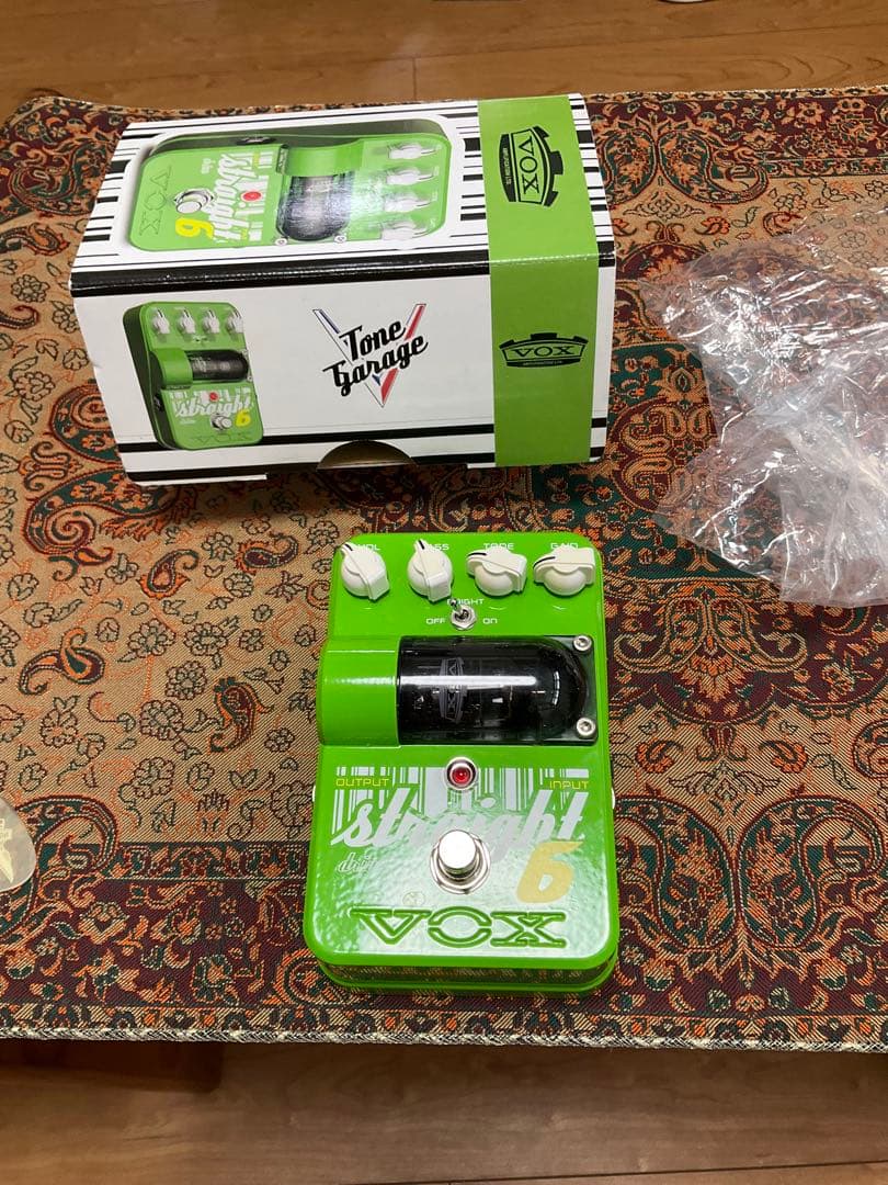 VOX straight 6 drive ギターエフェクター グリーン