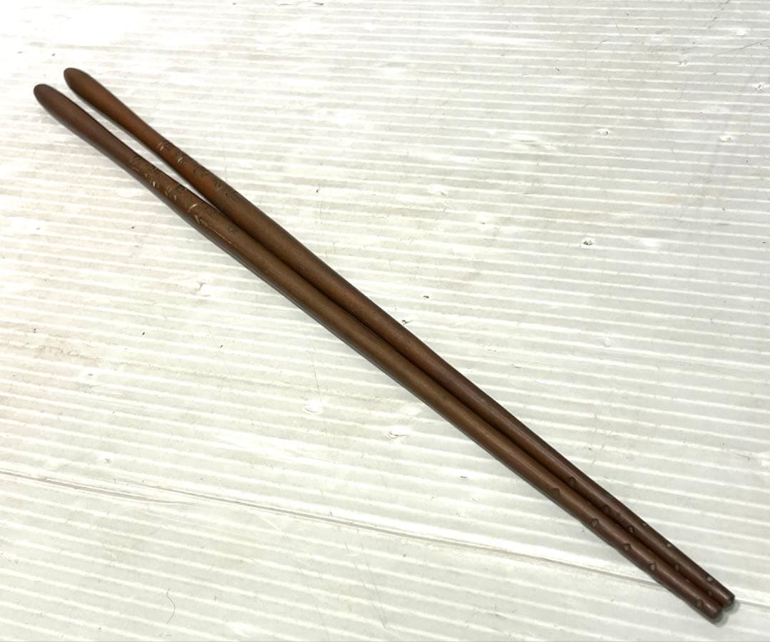 美品　工芸品　火箸　姫路臣明珍　百翁宗之作　金属工芸　茶道具