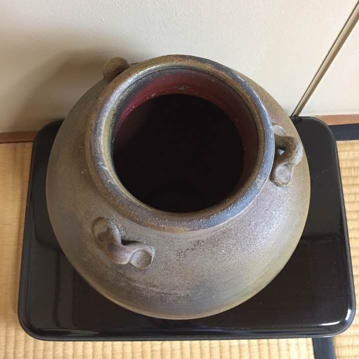 備前焼 壺 骨董品 年代物 陶芸品 芸術作品 美術品