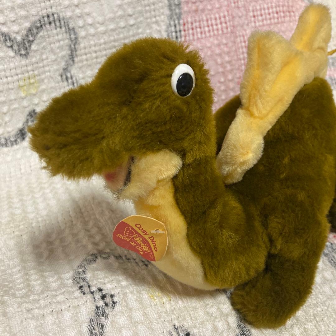 シュタイフ　恐竜　Cosy Dino ぬいぐるみ　中古品