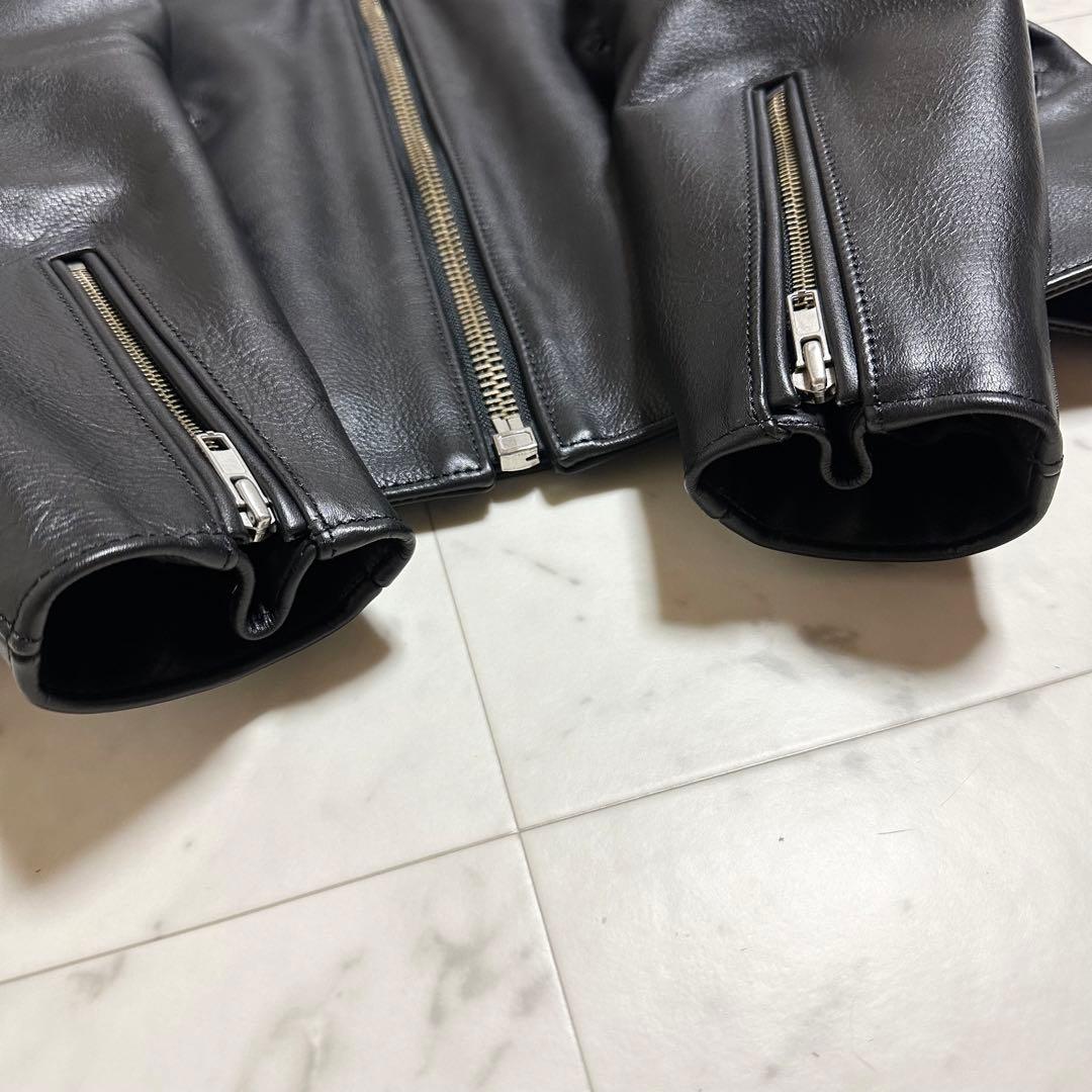 美品 ヒステリックグラマー RAZOR BLADE LOGO ワッペンライダース