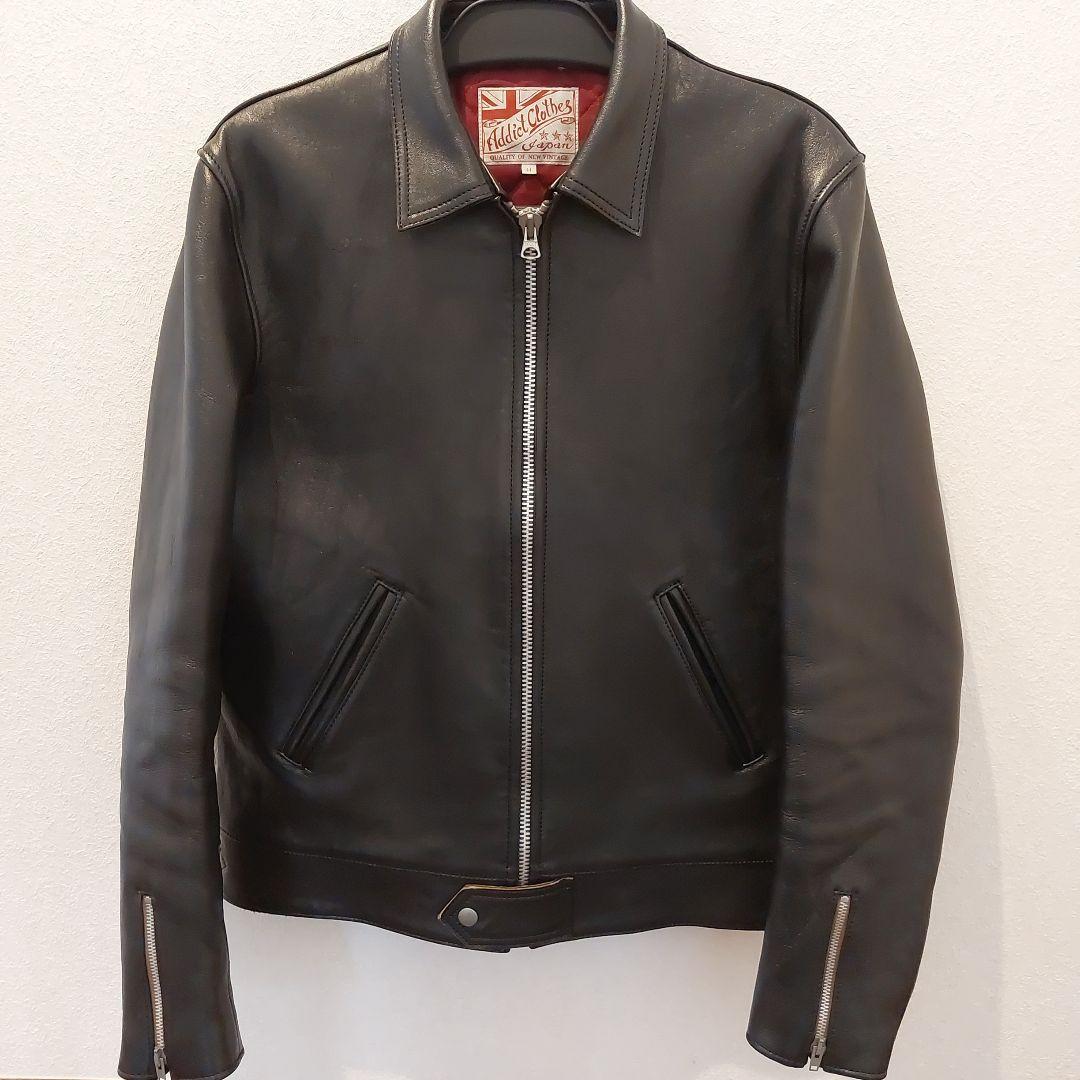 アディクトクローズ　AD-01 CENTER-ZIP JACKET SHEEP