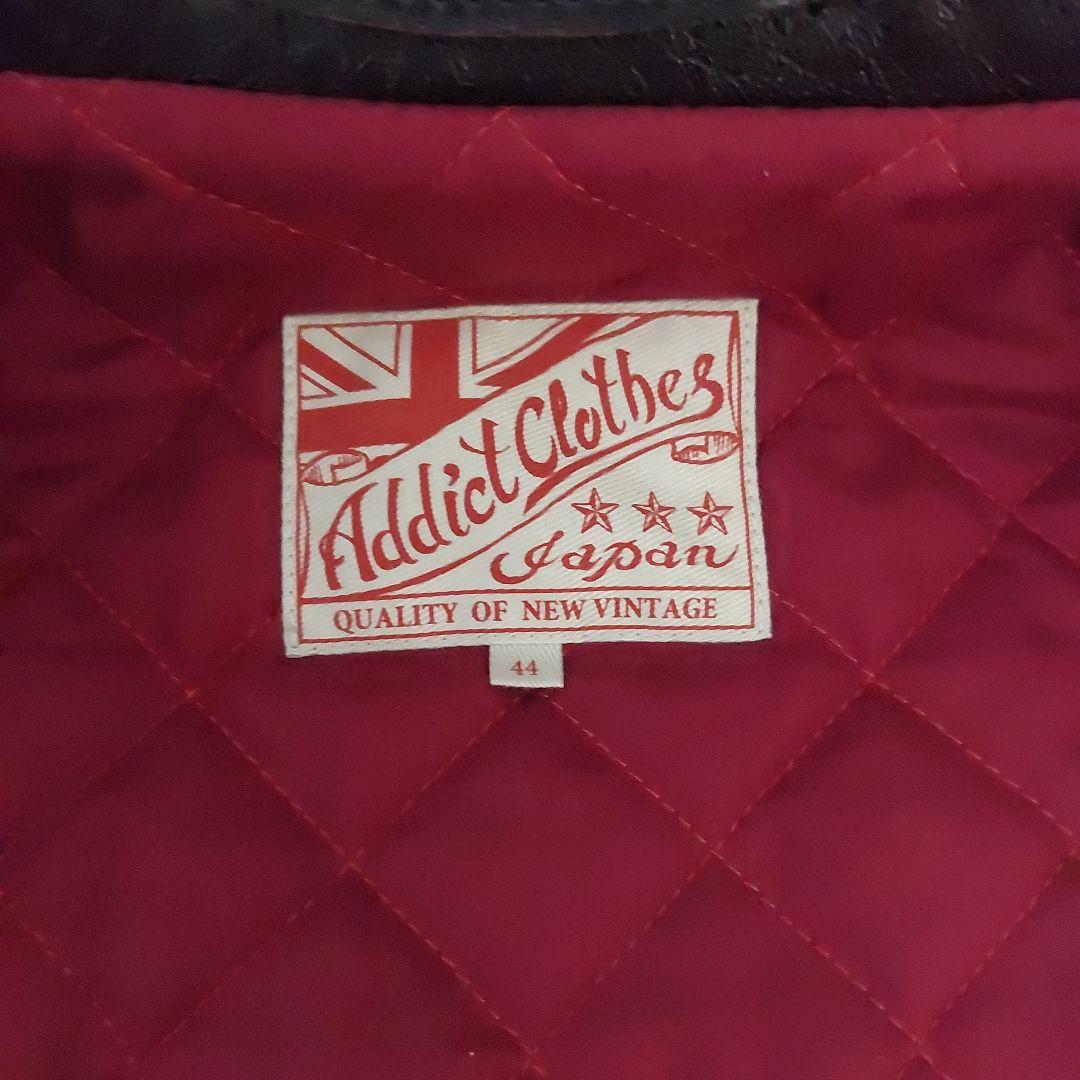 アディクトクローズ　AD-01 CENTER-ZIP JACKET SHEEP