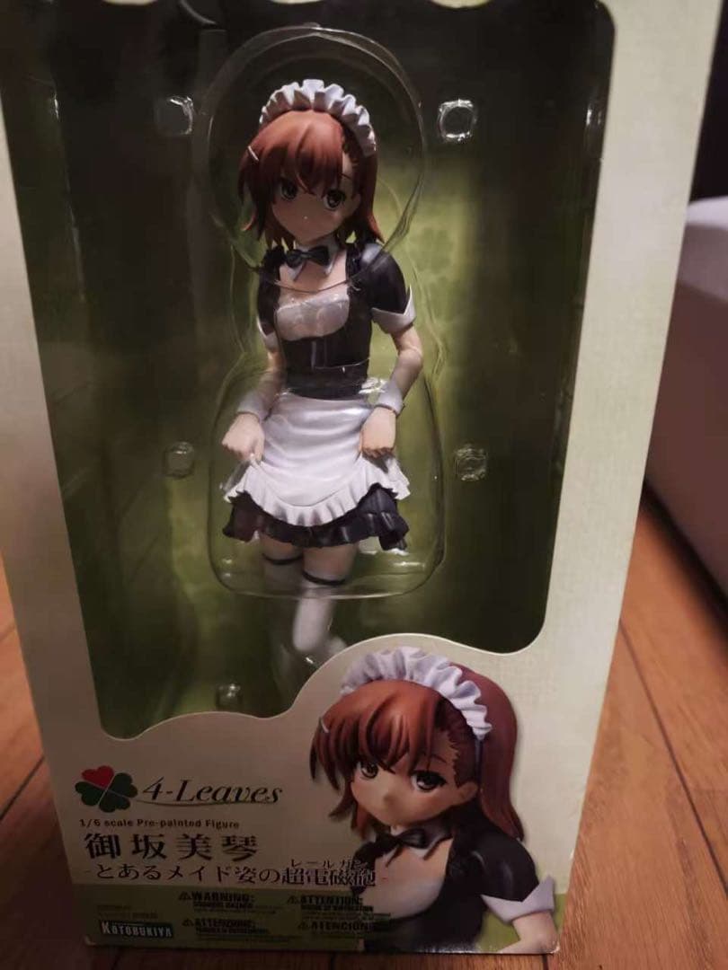 4-Leaves 御坂美琴 メイドフィギュア 約15cm