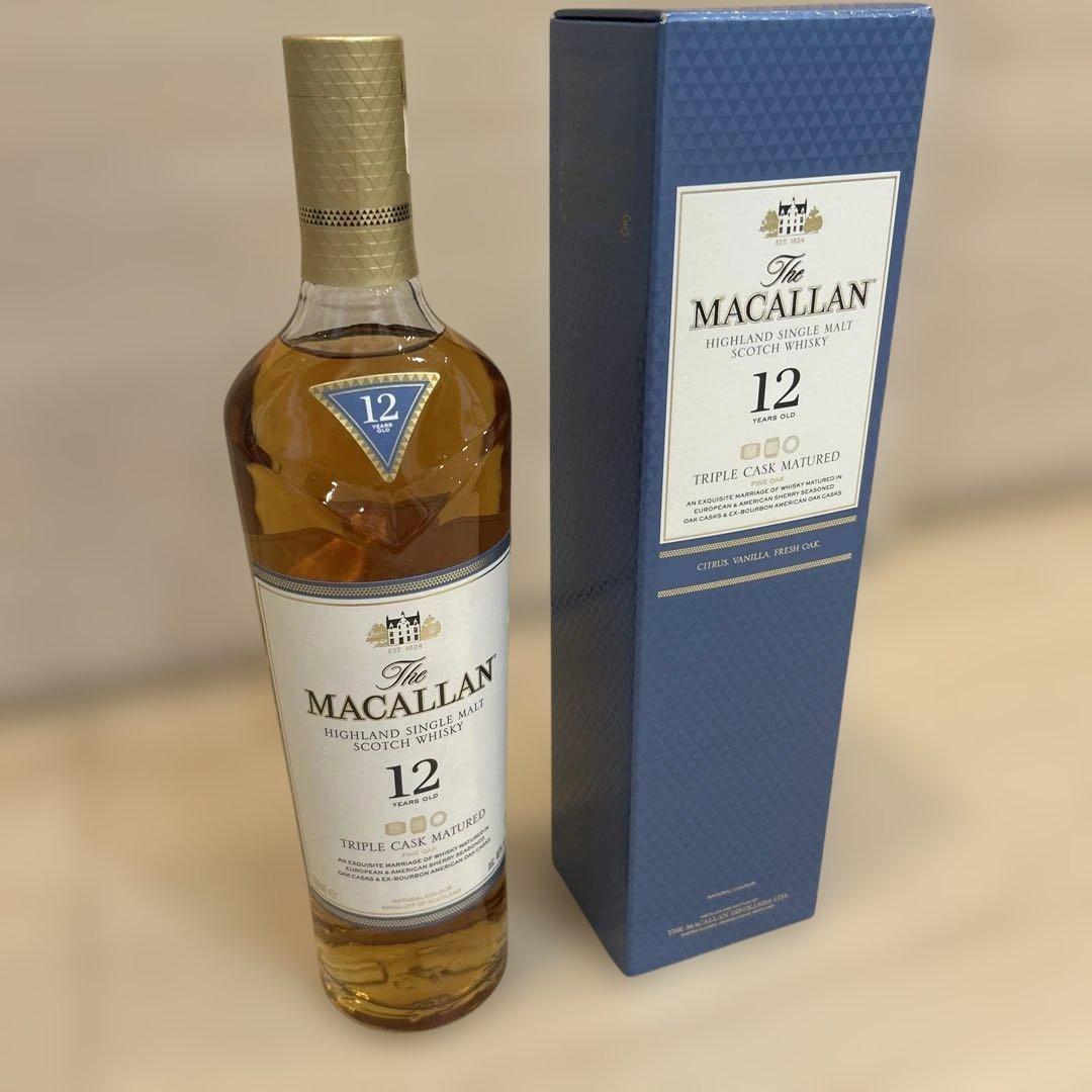 新品未開封 ザマッカラン12年 トリプルカスク700ml