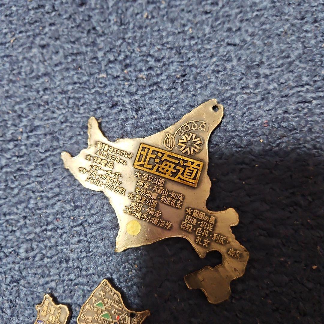 日本全国コンプリート　地図キーホルダー　希少