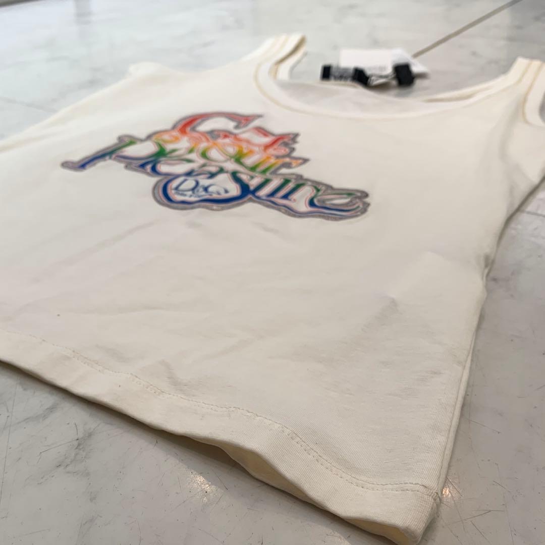 ★未使用品★ドルチェ＆ガッバーナ　タンクトップ　ロゴ Sサイズ　プリント