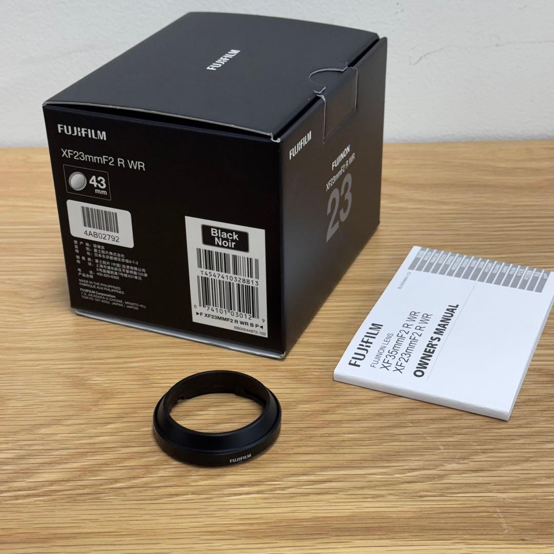 FUJIFILM フジフイルム フジノン XF23mm F2 R WR