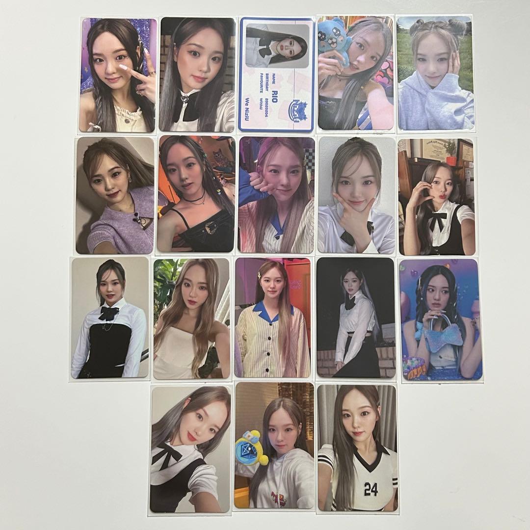 NiziU リオ　Press Play HEARTRIS サノク　トレカ　セット