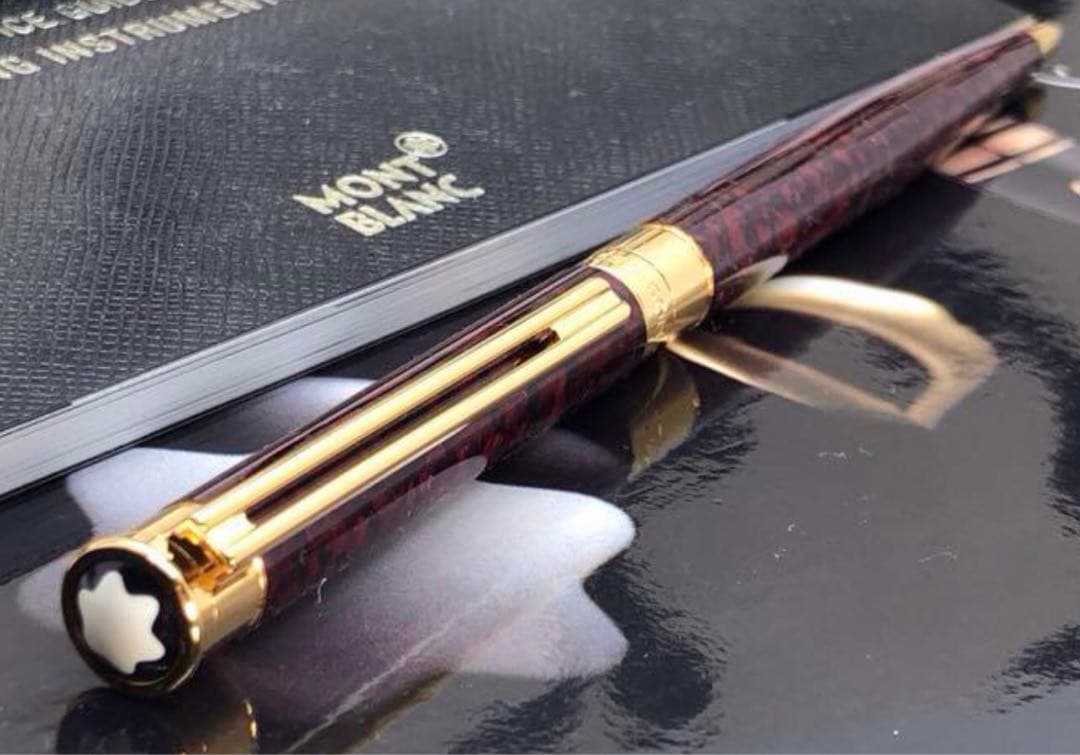 モンブラン　★金運幸運を呼ぶパワー石！レッドメノウ・マーブル特別なノブレスドウエ