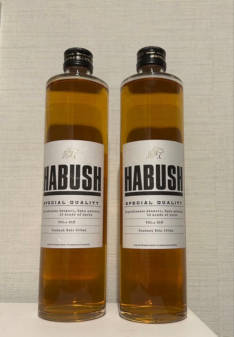ハブ酒2本セット (1本から可)HABUSH 特別品質リキュール 500ml