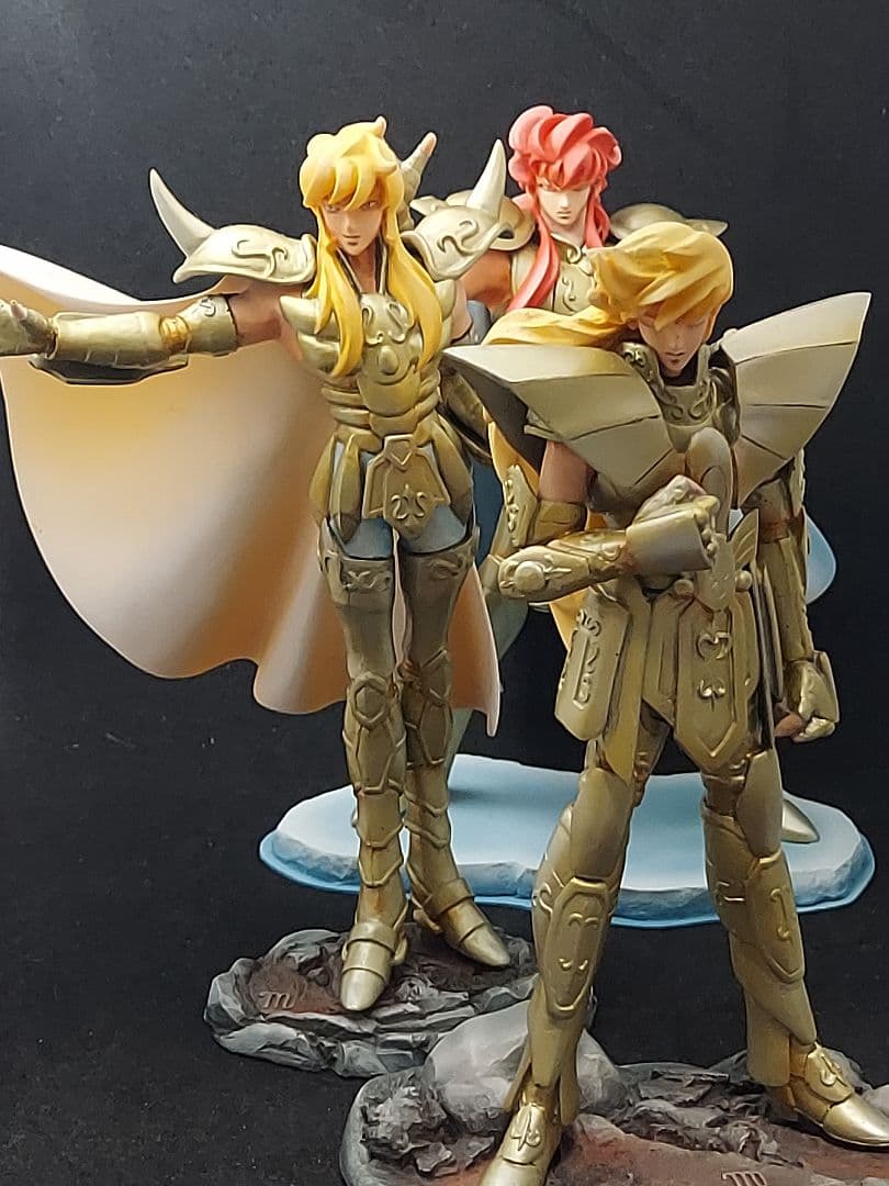 聖闘士星矢 ガレージキット 完成品 3体 フィギュア 聖闘士聖衣神話