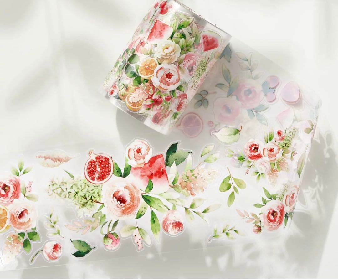 ⭐️SALE⭐️ WT《花果漫饮》海外マスキングテープ　マステ 【1943】