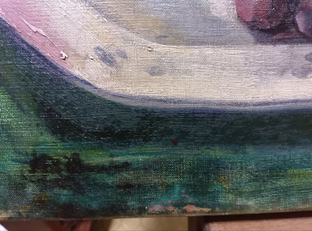 古い作品です写真13枚ですF8号です