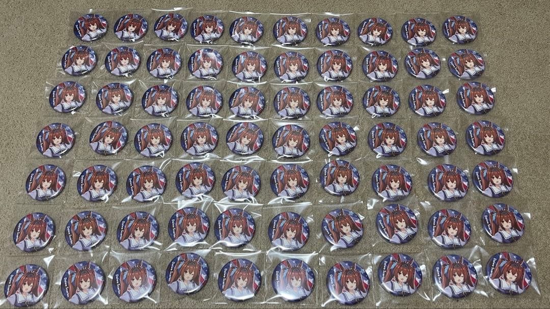 ウマ娘 缶バッジ ダイワスカーレット 制服
