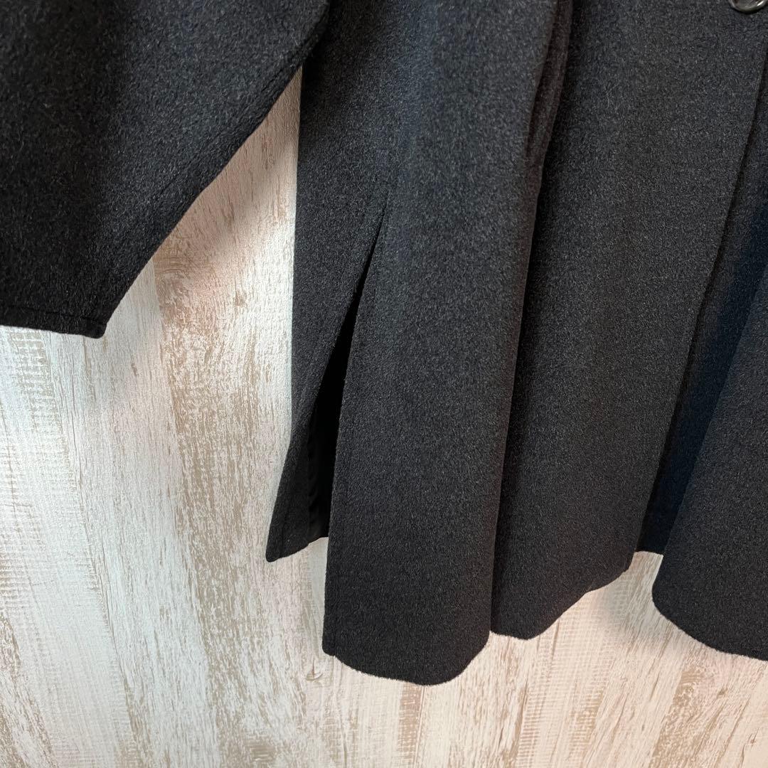 極美品 MaxMara 銀タグ ヴァージンウール ボリューム チェスターコート