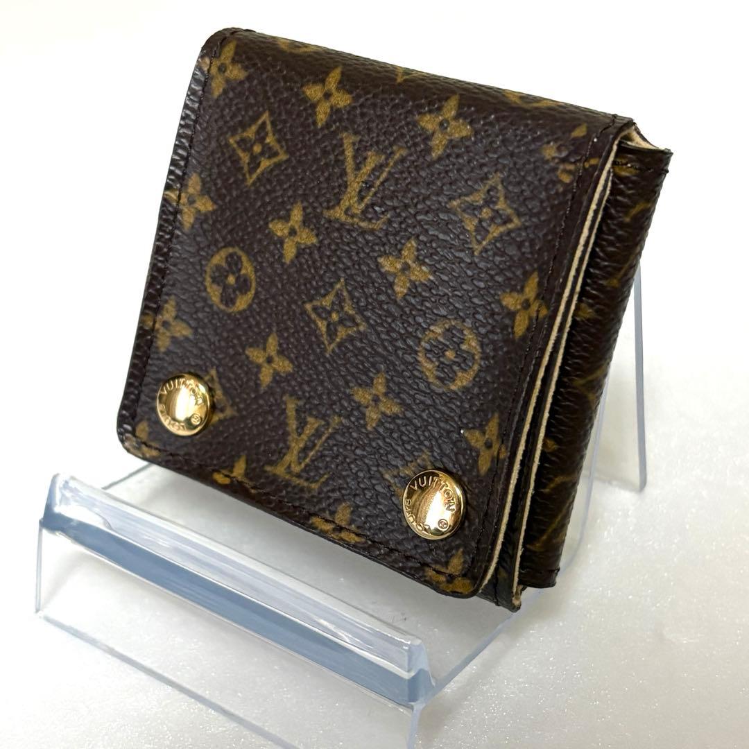 【美品】LOUIS VUITTON モノグラム ジュエリーケース レザー 箱付き