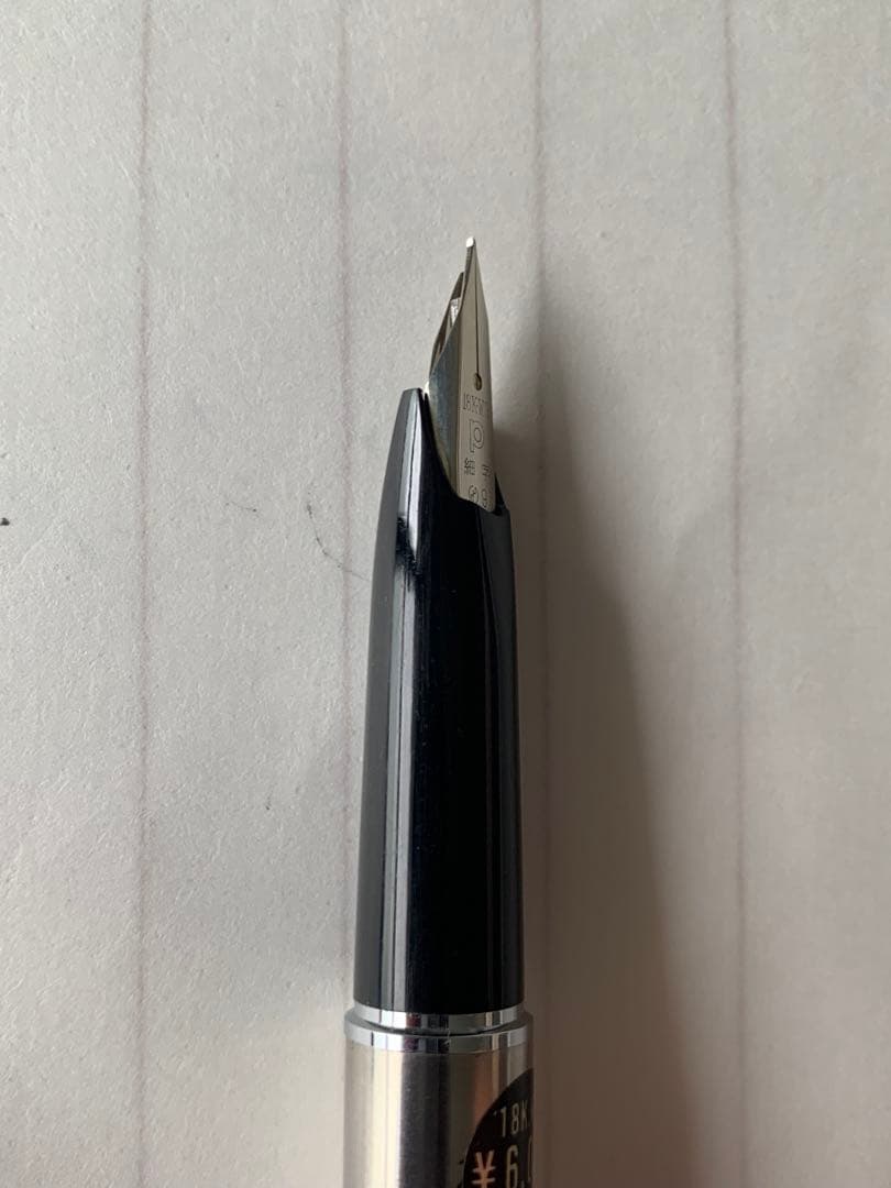 プラチナ 蝕刻「竹と雉」万年筆 18Kペン先