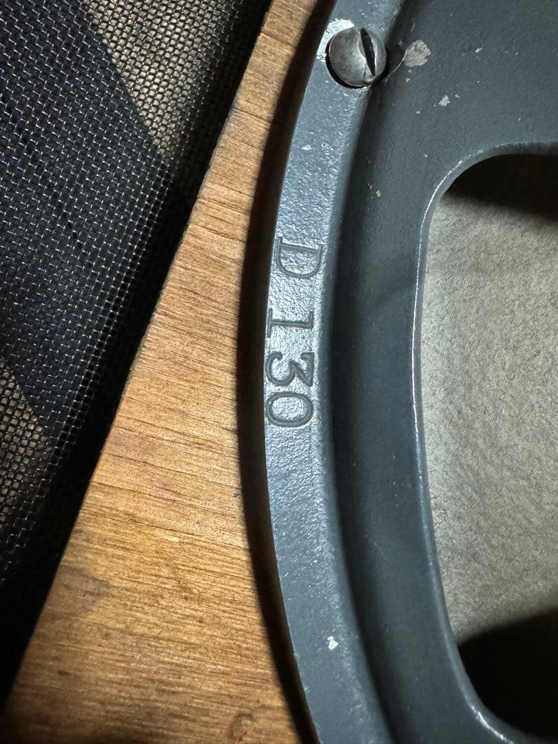 奇跡のD130 JBL の最初期穴なしフラッドバック　サンマルコスアドレス