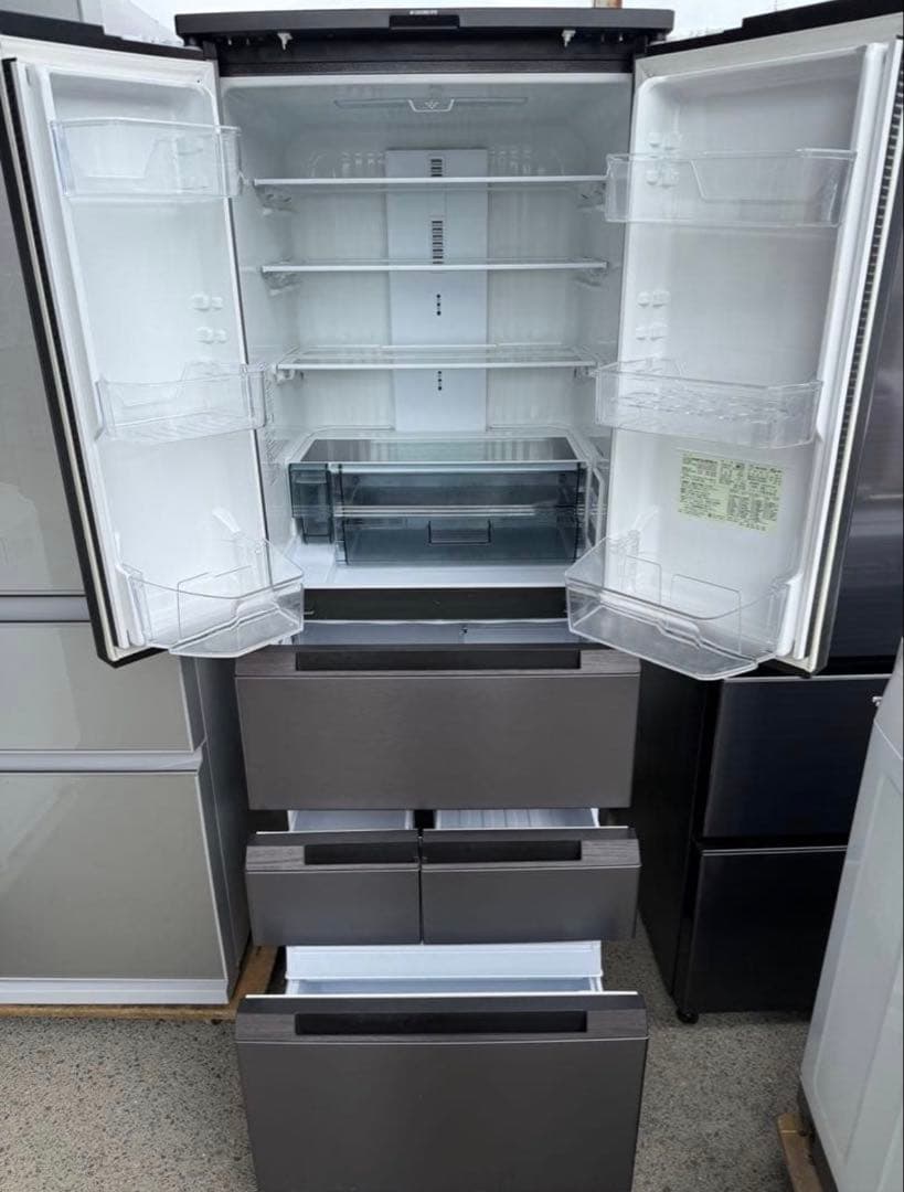 【高年式】2022年式 457L SHARP冷蔵庫 SJ-MF46J-H