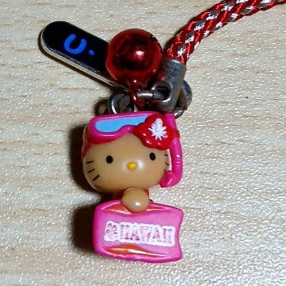 キティ　シュノーケル　ストラップ　ハワイ