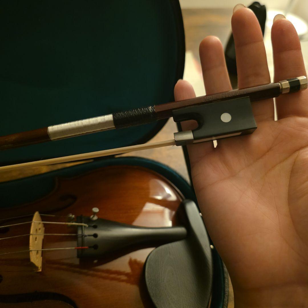 木製ブラウンバイオリン 4弦 フルボディ