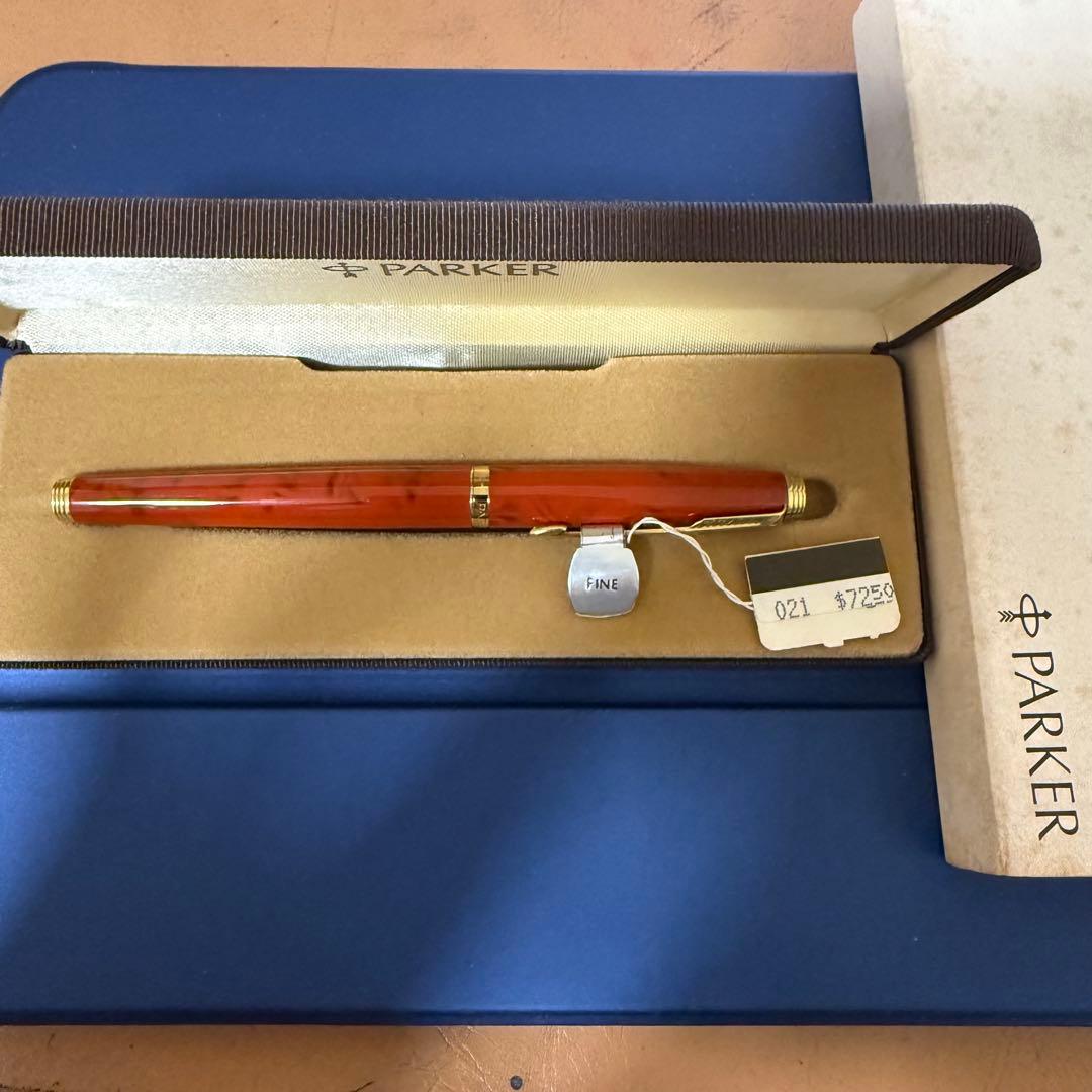 パーカー75 コーラルレッド 万年筆