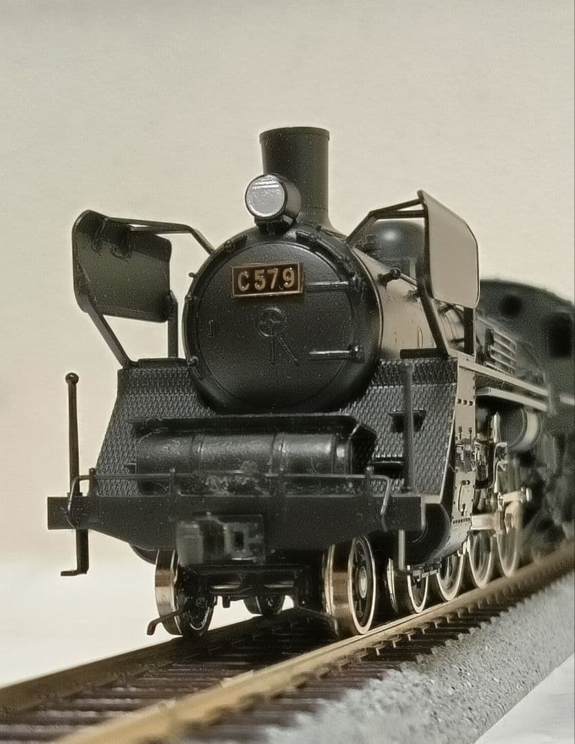 HOゲージ 天賞堂アダチ Ｃ57門デフ蒸気機関車、メンテナンス済