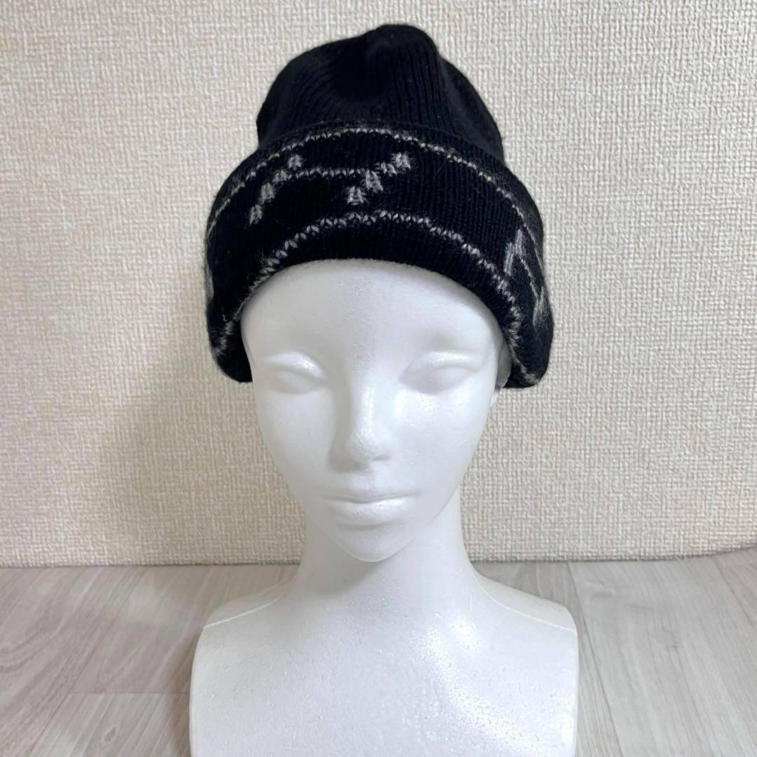 【美品】エルメス　カシミヤ100%ニット帽×手袋　2点セット　H柄　マルジェラ期