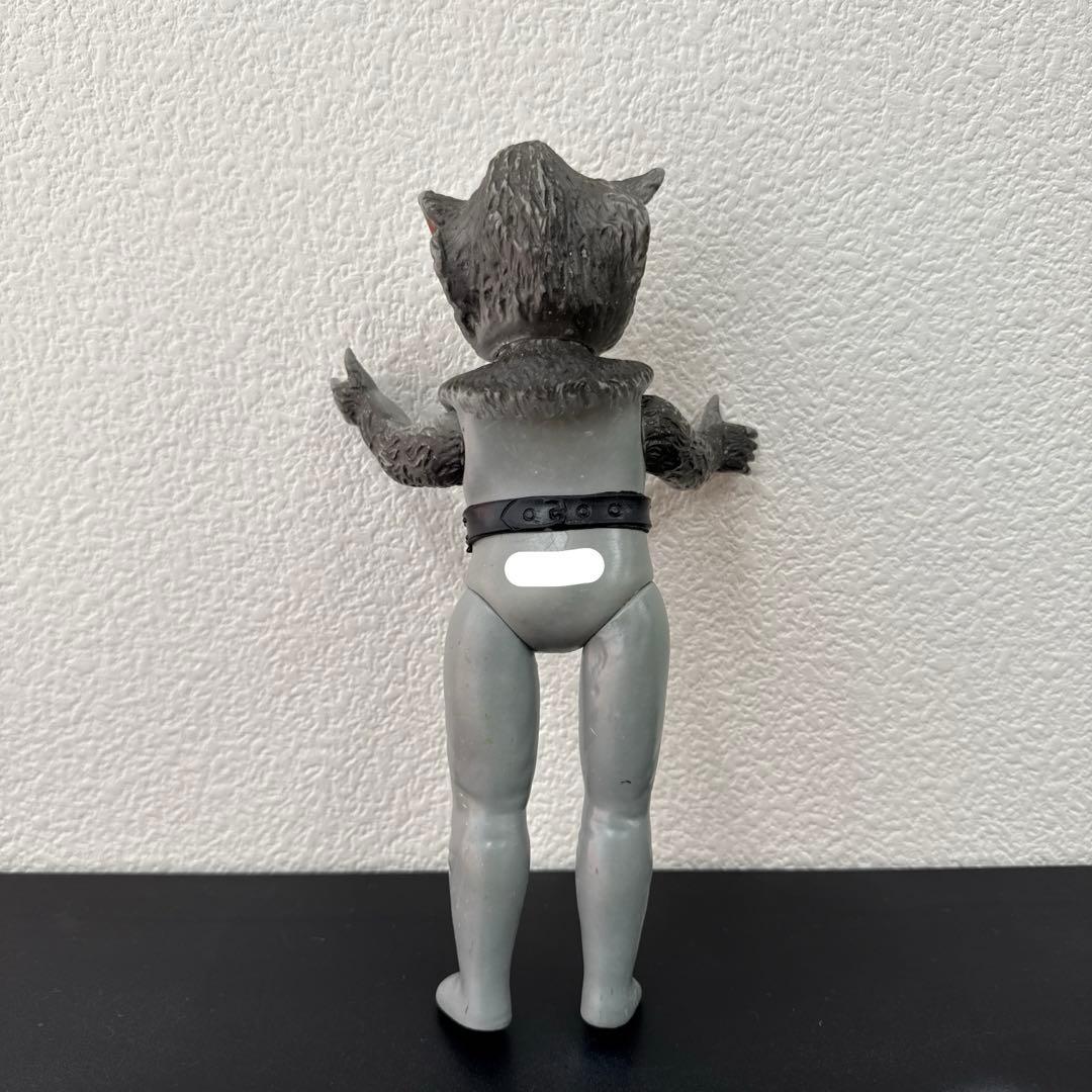 当時物　旧バンダイ　仮面ライダー　怪人　オオカミ男　ソフビ