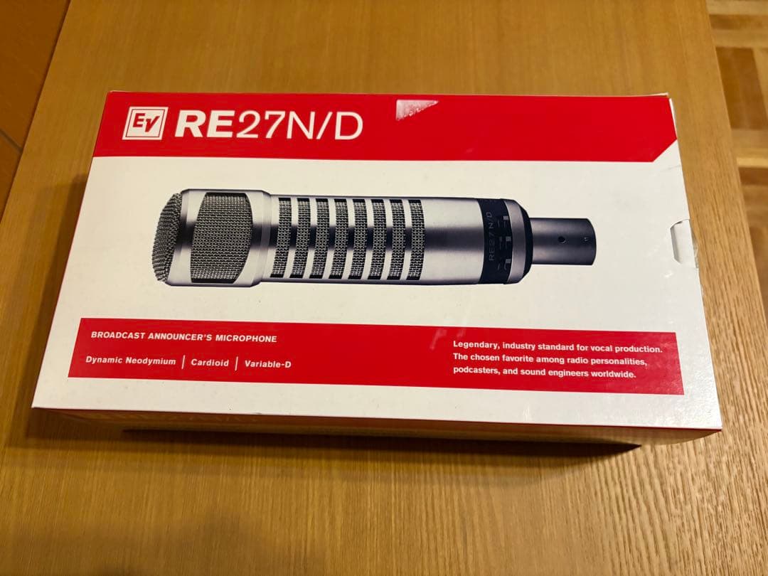 【出品今月まで】 Electro-Voice RE27N/D ダイナミックマイク