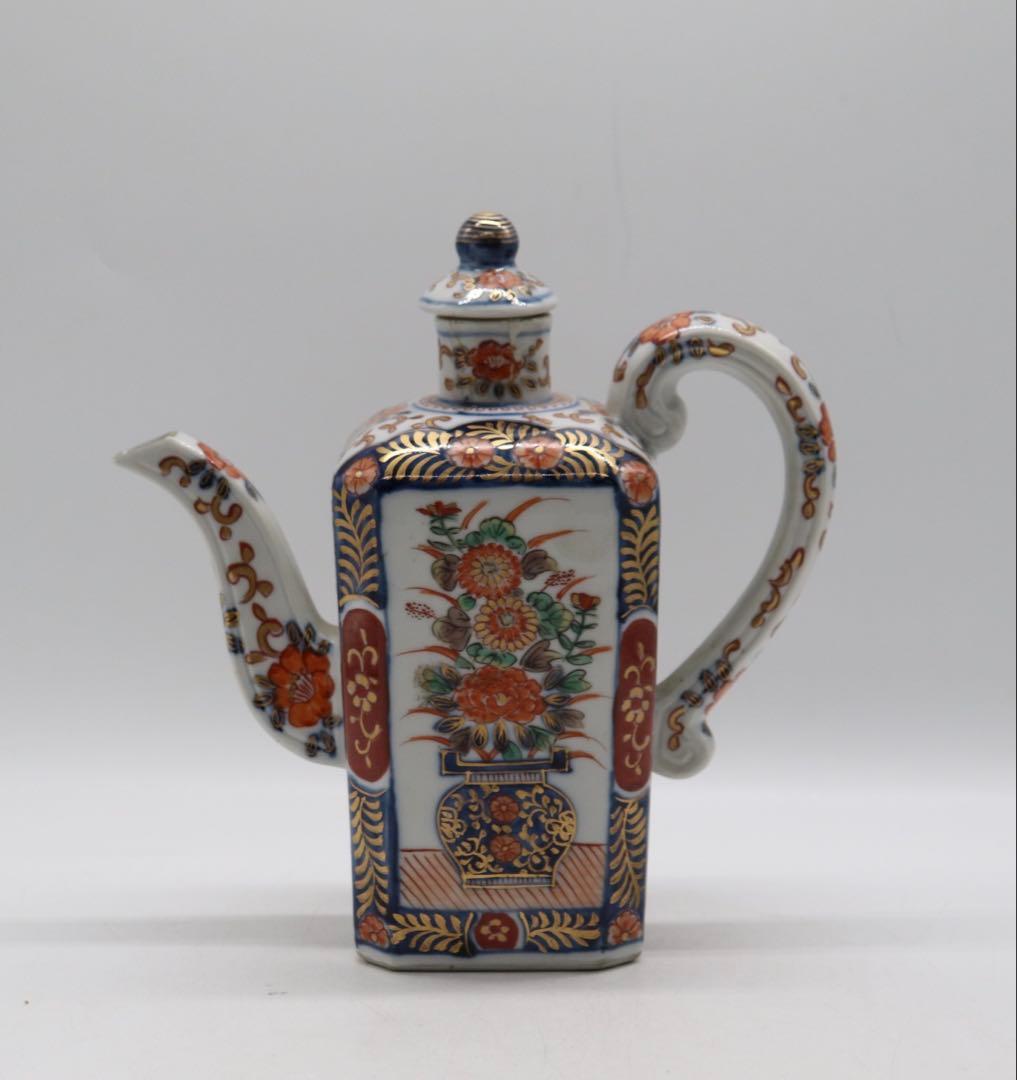 江戸　伊万里錦絵　水注　大明成化年製　送料込み250901