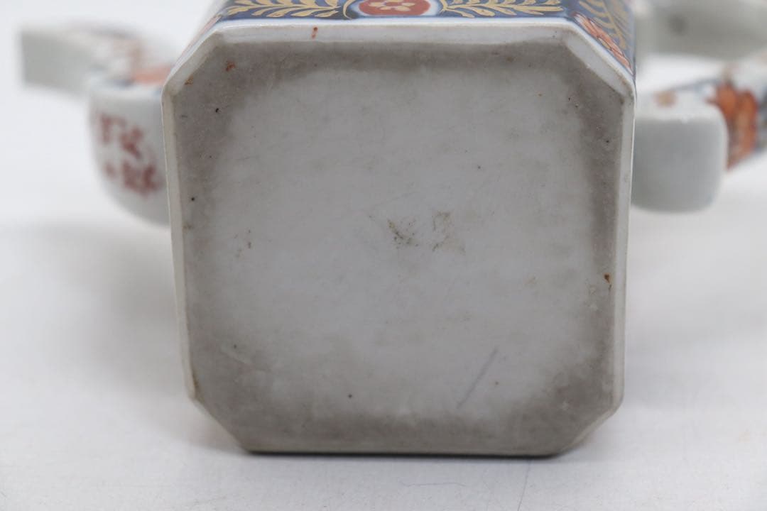 江戸　伊万里錦絵　水注　大明成化年製　送料込み250901