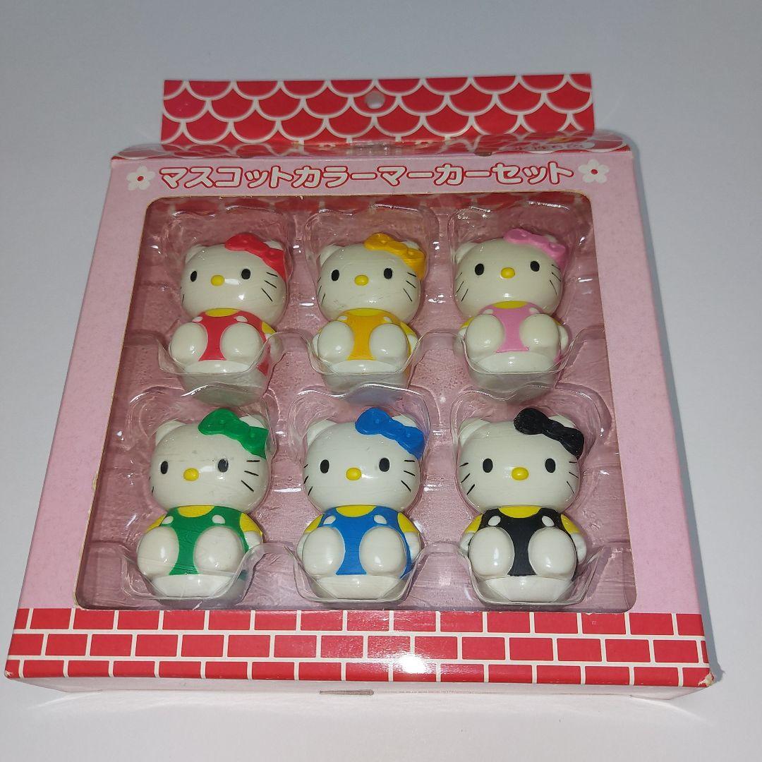 サンリオ ハローキティ マスコットカラーマーカーセット 6個 キャラクター文房具