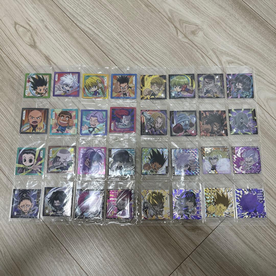 ハンターハンター　シール　ウエハース　1〜5フルコンプ　6 8
