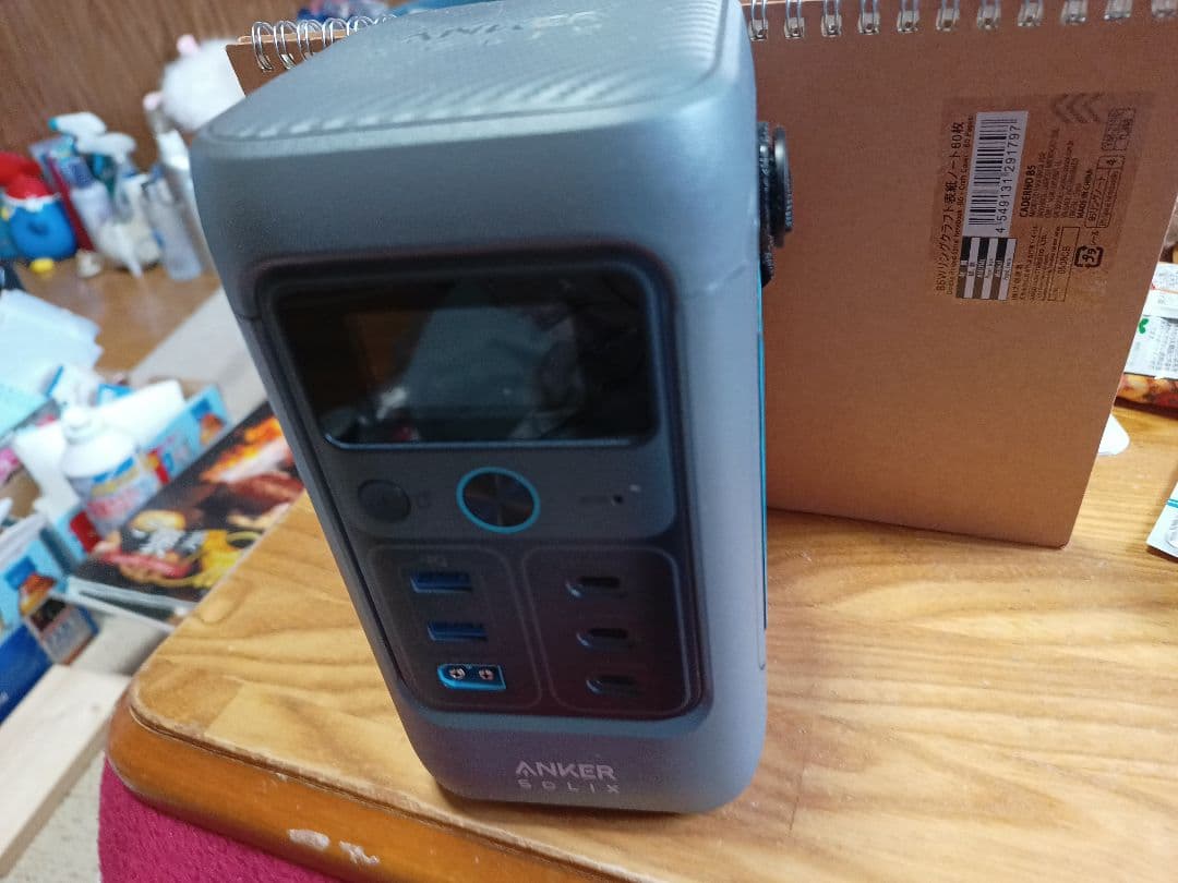 美品★Solix C200 ANKER★ポータブル電源★黒★A1727