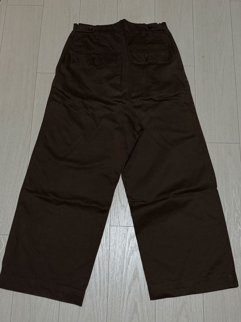 AURALEE WIDE PANTS ワイドチノパンツ