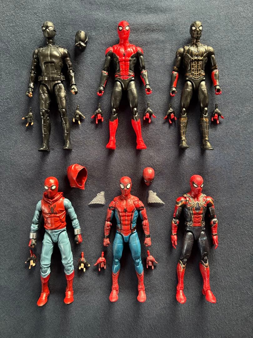 マーベルレジェンド MCUスパイダーマン6体セット