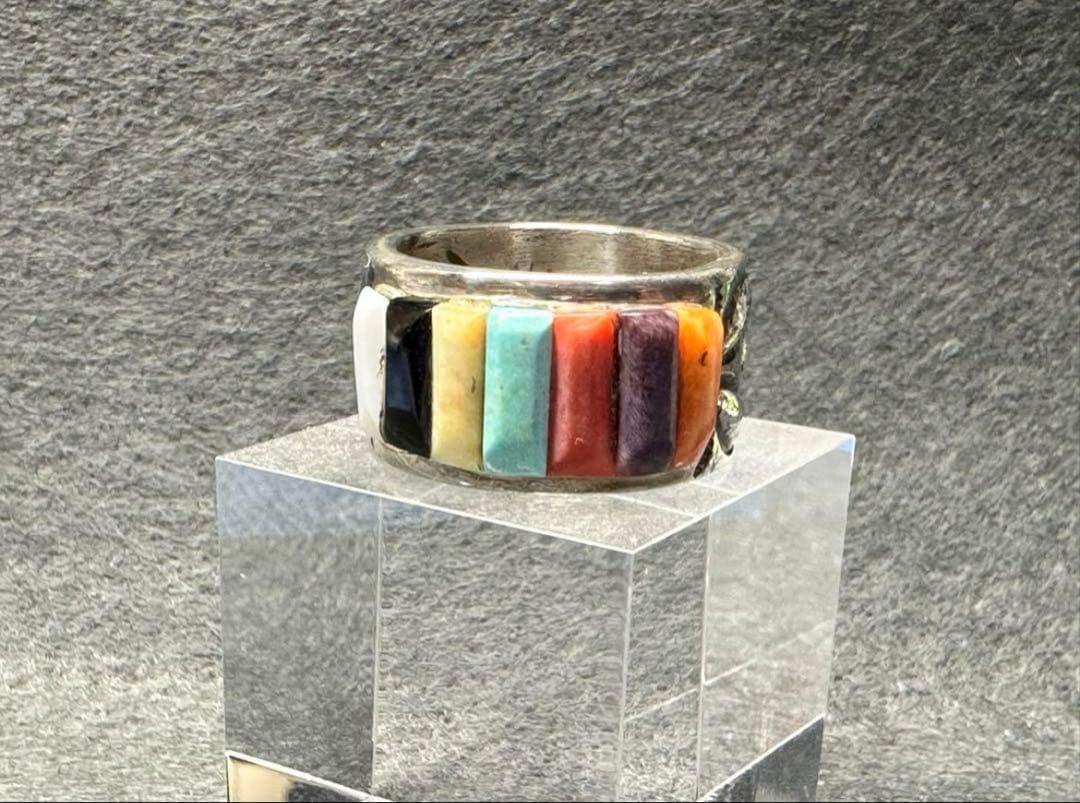 キ*)様 RAY ADAKAI レイアダカイ リング 18号 ナバホ族