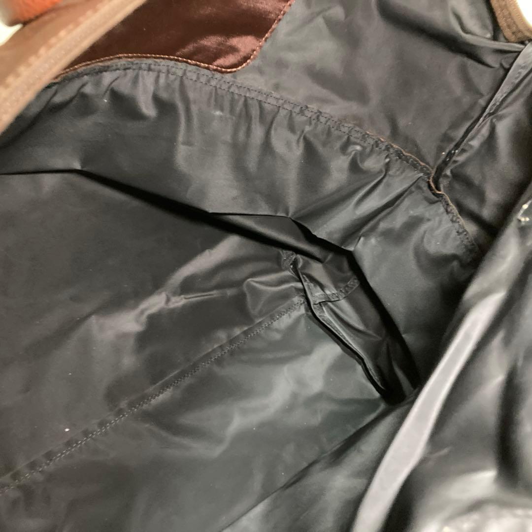 ロンシャン ルプリアージュ イクステンサブル ボストンバッグ 3way ブラウン