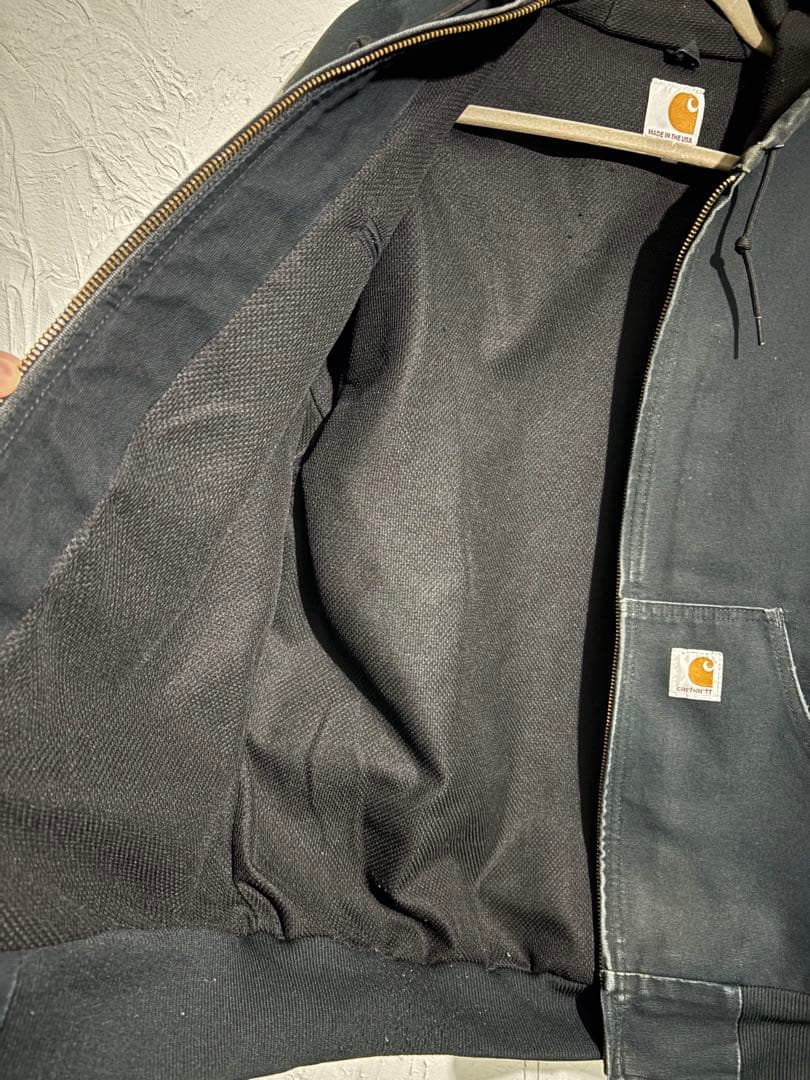 【USA製】carhartt アクティブジャケット J131 BLK