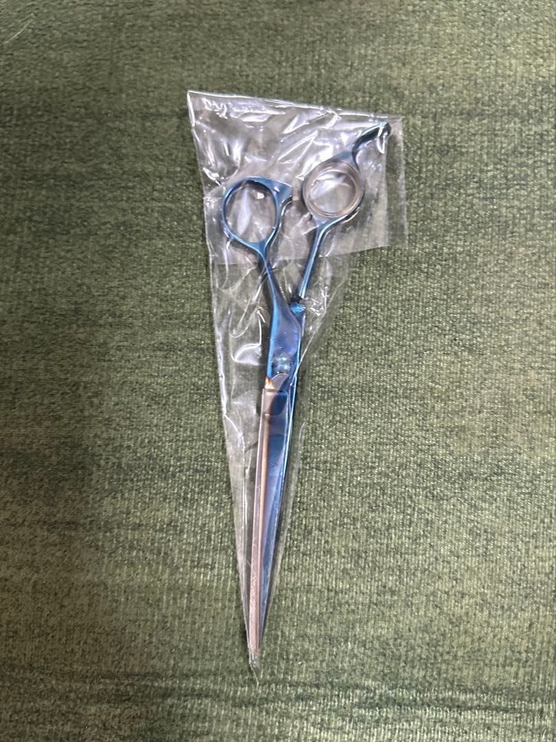 トリミングシザー ストレート ブルー