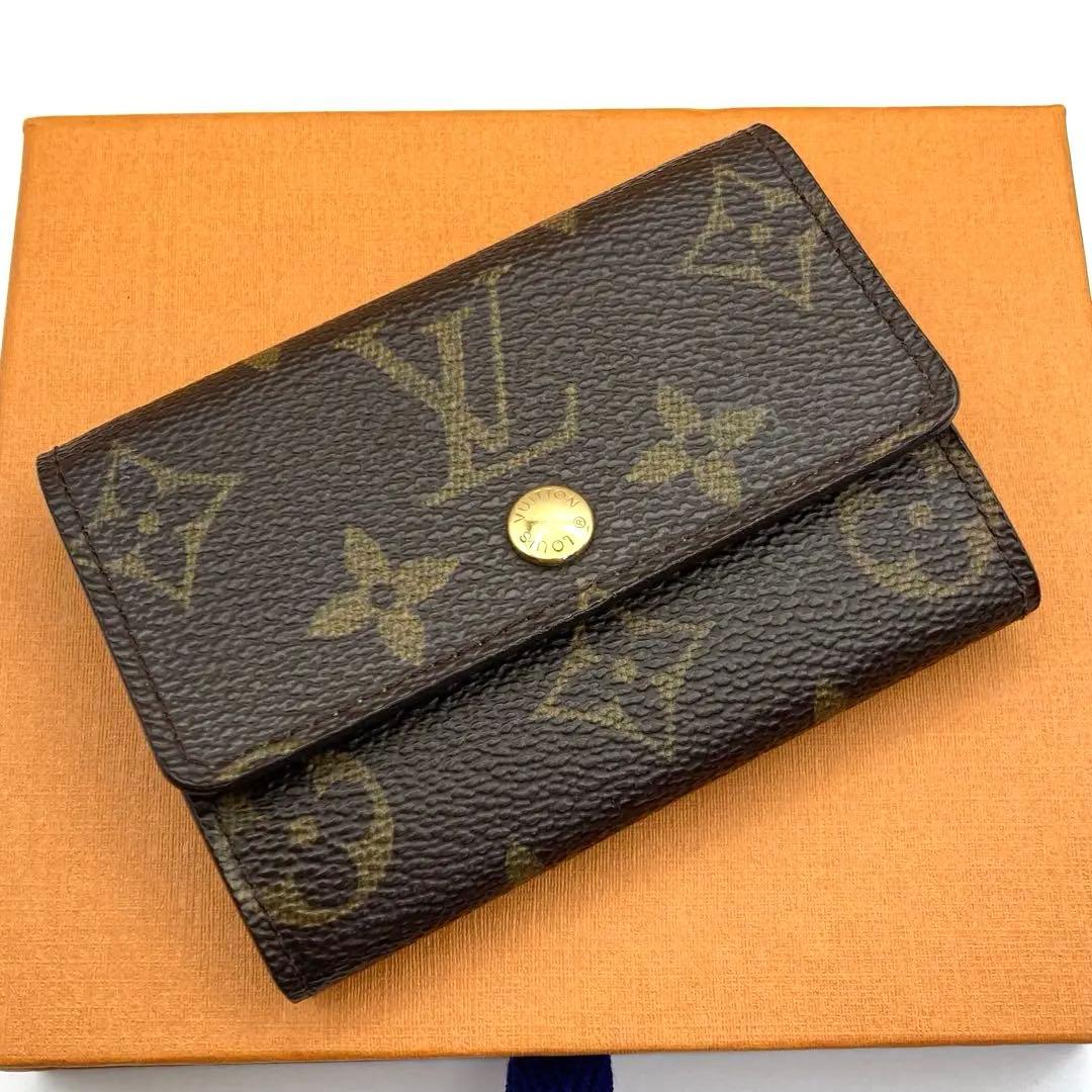【極美品】ルイヴィトン ケース モノグラム ポルトモネプラ M61930