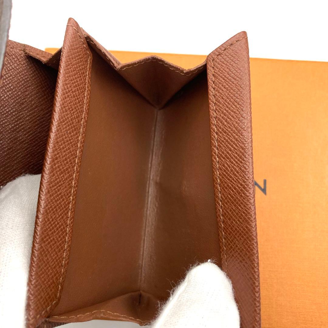 【極美品】ルイヴィトン ケース モノグラム ポルトモネプラ M61930