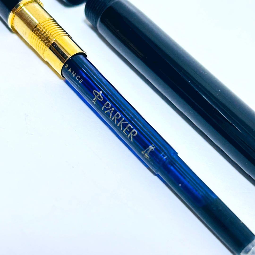 【極美品】PARKER 万年筆 DUOFOLD 黒 18K M 高級品