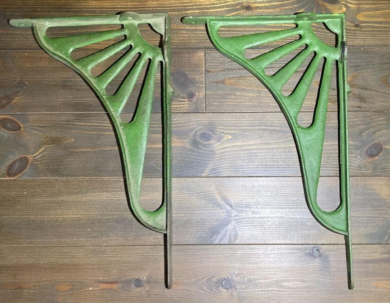 大正浪漫　ロマン　レトロ　アンティーク　棚受　ブラケット　ガラス　氷コップ