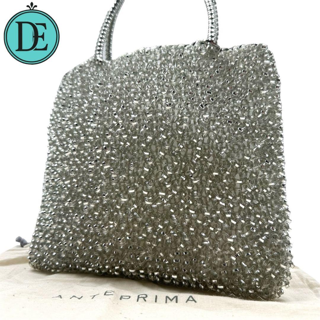 ANTEPRIMA ハンドバッグ スタンダード ミディアム ワイヤー シルバー系